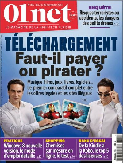01Net (Micro Hebdo) N°785 - Jeudi 07 au 20 Novembre 2013