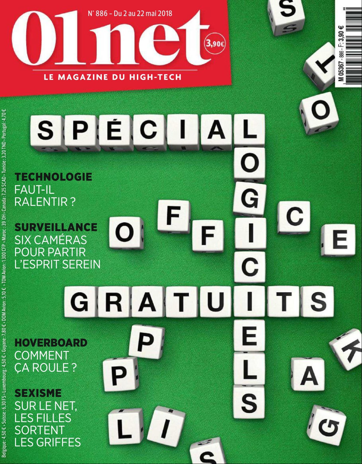 01Net N°886 - 2 au 22 Mai 2018