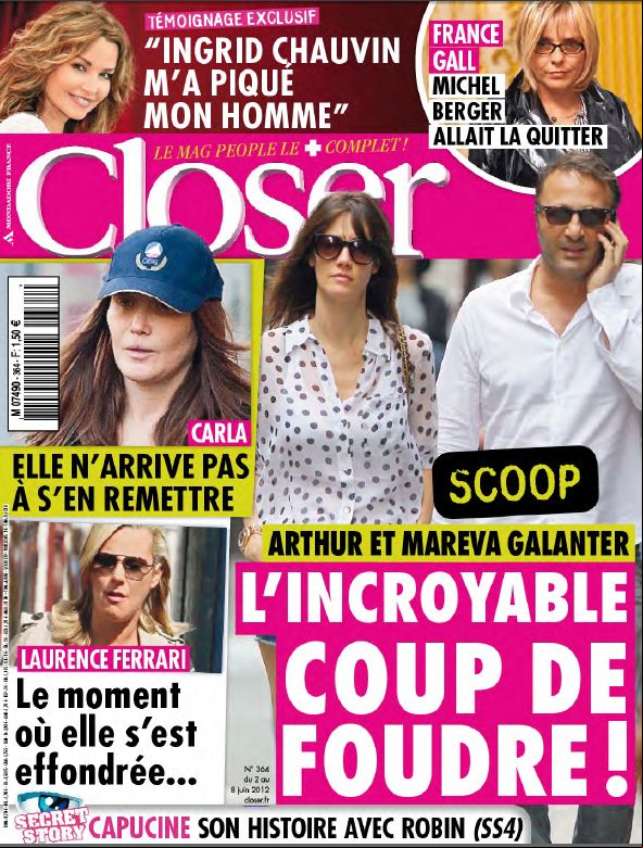 Closer N°364 du 2 au 8 Juin 2012