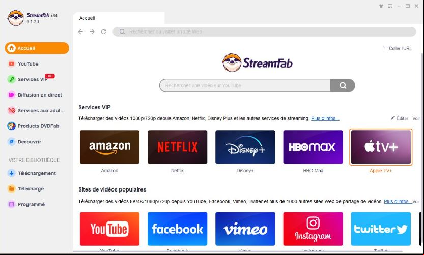 DVDFab StreamFab 6.1.2.1