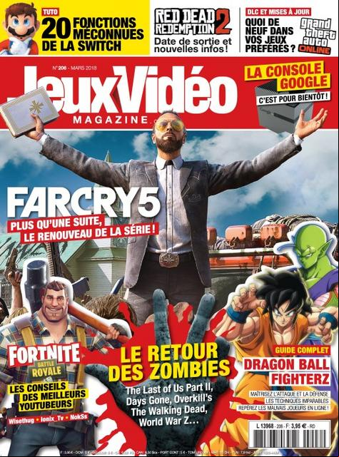 Jeux Video Magazine N°206 Mars 2018