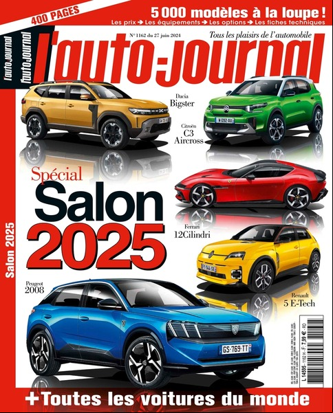 L'Auto Journal - N°1162 Spécial salon 2025 FRENCH PDF 2024