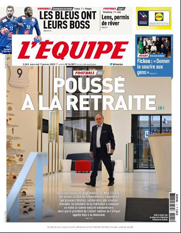 L'equipe - 11 Janvier 2023