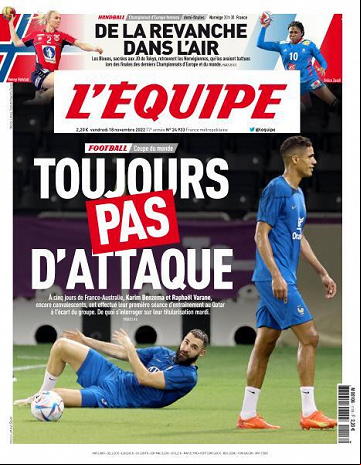 L'equipe - 18 Novembre 2022
