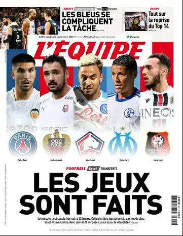 L'equipe - 2 Septembre 2022