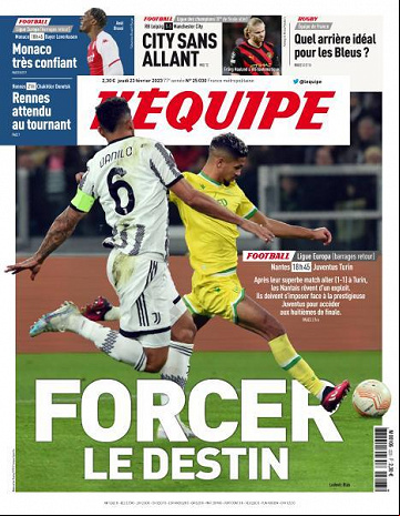L'equipe - 23 Fevrier 2023
