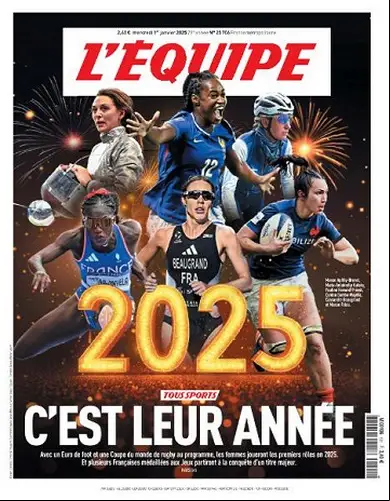 L'equipe du 01 Janvier FRENCH PDF 2025