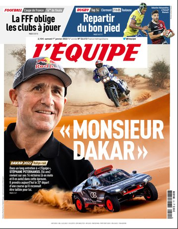 L’equipe du 1 Janvier 2022