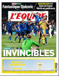 L’equipe du 12 Juillet 2021