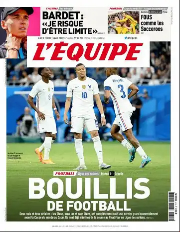 L'equipe du 14 Juin 2022