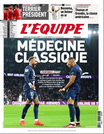 L'equipe du 17 Octobre 2022