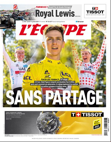 L’equipe du 19 Juillet 2021
