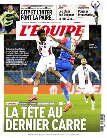 L'equipe du 20 Avril 2023