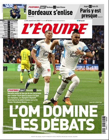 L'equipe du 21 Avril 2022