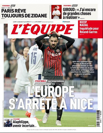 L'equipe du 21 Avril 2023