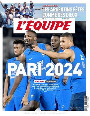 L'equipe du 21 Décembre 2022