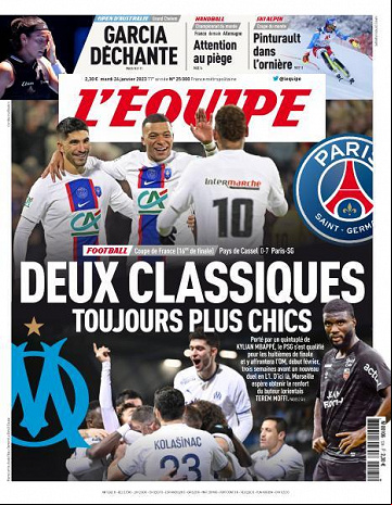 L'equipe du 24 Janvier 2023