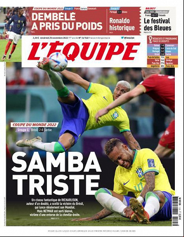 L'equipe du 25 Novembre 2022