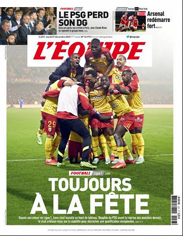 L'equipe du 27 Décembre 2022