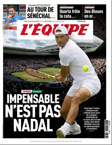 L'equipe du 27 Juin 2022
