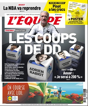 L’equipe du 28 Aout 2020