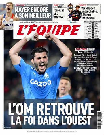 L'equipe du 6 Mars 2023