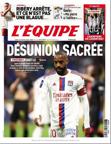 L'equipe du 8 Octobre 2022