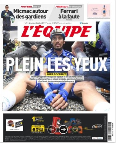 L’équipe du Dimanche 28 Juillet 2019