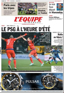 L'Equipe du Dimanche 28 Octobre
