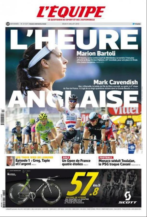 L' Equipe du jeudi 04 juillet 2013 -PDF-