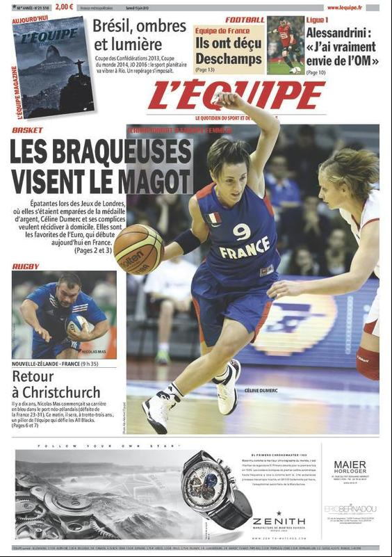 L' Equipe du samedi 15 juin 2013 -PDF-