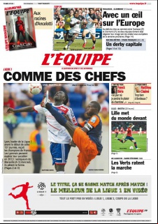 L' Equipe du Samedi 1er Décembre 2012