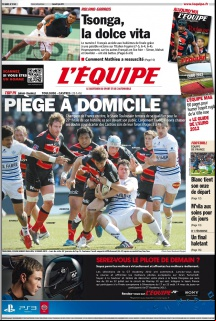 L'equipe Edition du 02 Juin 2012