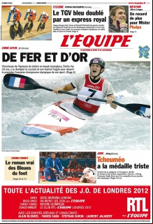 L'equipe Edition du 03 Août 2012