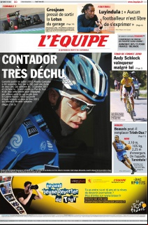 L'equipe Edition du 07 Fevrier 2012