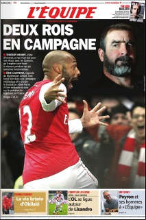 L'Equipe edition du 11 Janvier 2012