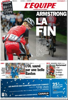 L'equipe Edition du 25 Août 2012
