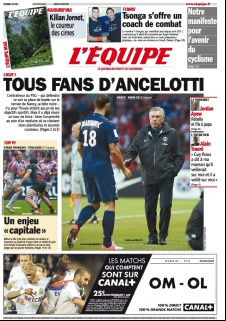 L'equipe Edition du 27 Octobre 2012