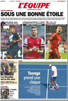 L'equipe Edition du 31 Août 2012