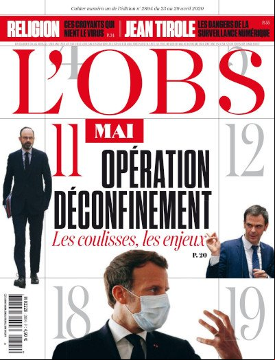 L'Obs du 23 Avril 2020