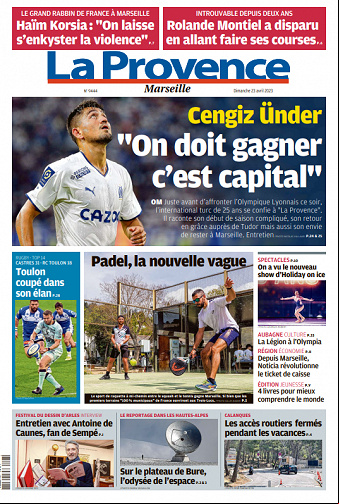 La Provence Marseille - Dimanche 23 Avril 2023