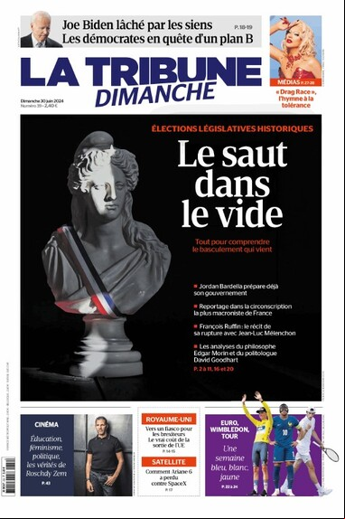 La Tribune Dimanche du 30 Juin FRENCH PDF 2024 FRENCH PDF 2024