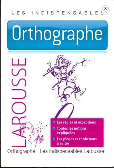 Larousse [scan] - Orthographe - Les indispensables pdf