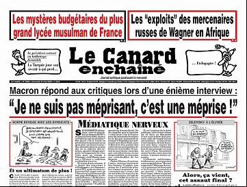 Le Canard Enchaîné 17 Mai 2023