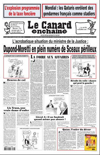 Le Canard Enchaîné - 5 Octobre 2022