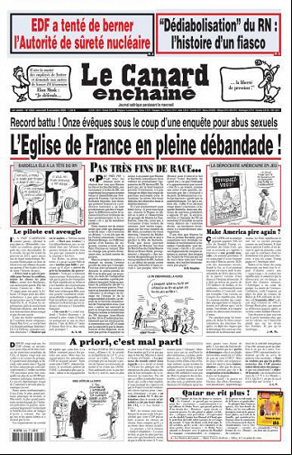 Le Canard Enchaîné - 9 Novembre 2022