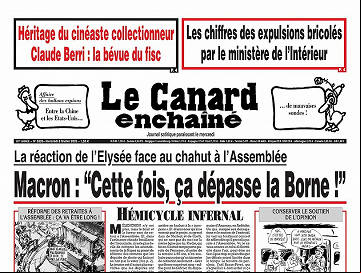 Le Canard Enchaîné N°5335 Du 8 Février 2023