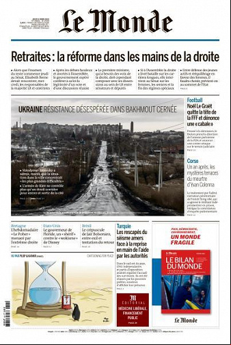 Le Monde du 02 Mars 2023