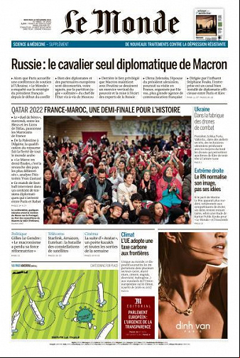 Le Monde du 14 Decembre 2022