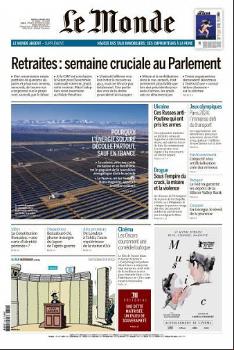 Le Monde du 14 Mars 2023